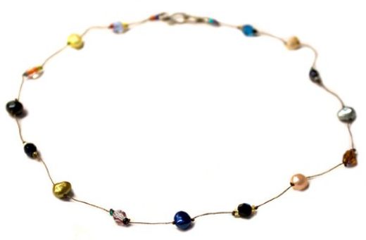 Picture of trapeze beaded necklace