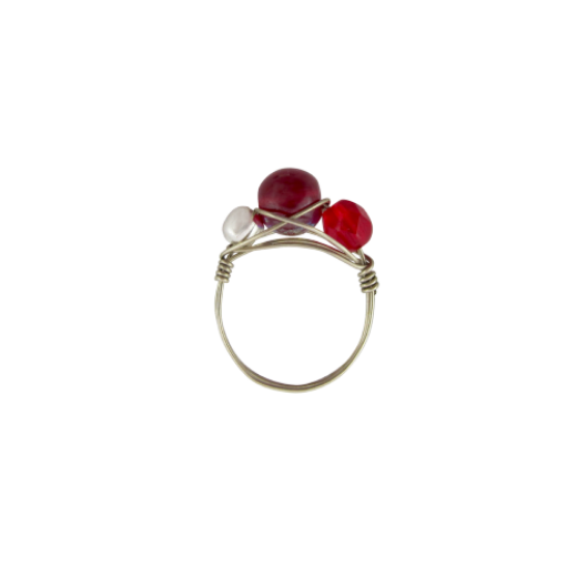 Picture of beaded wire ring