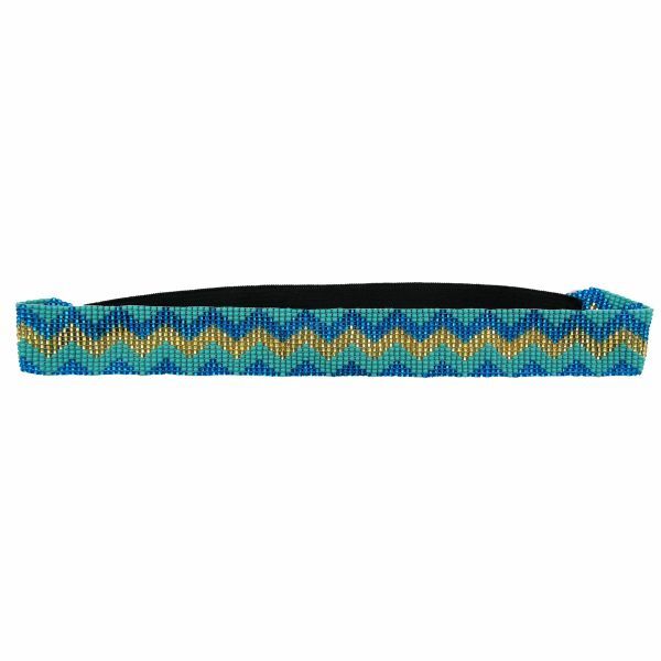 Picture of geometric beaded headband