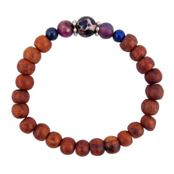 Picture of wood bead bracelet