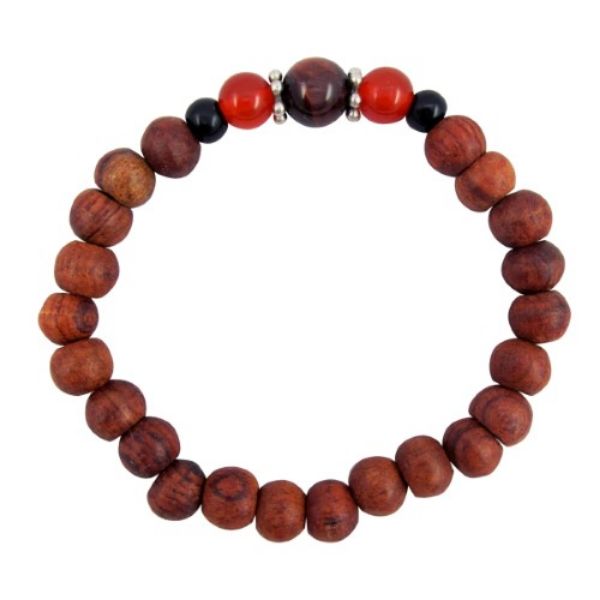 Picture of wood bead bracelet