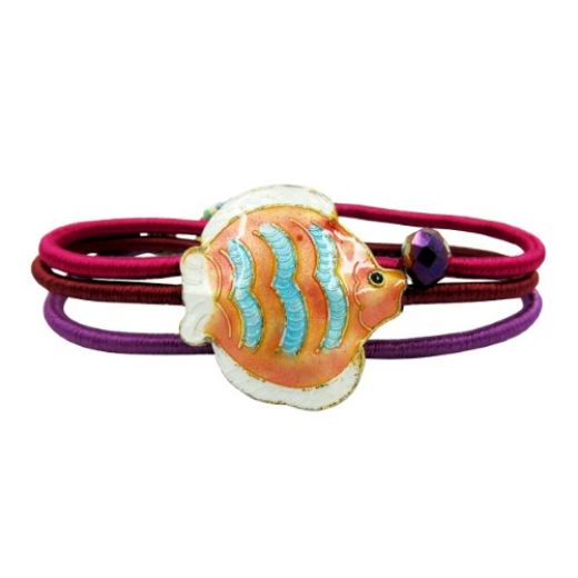 Picture of tropical fish wrap bracelet