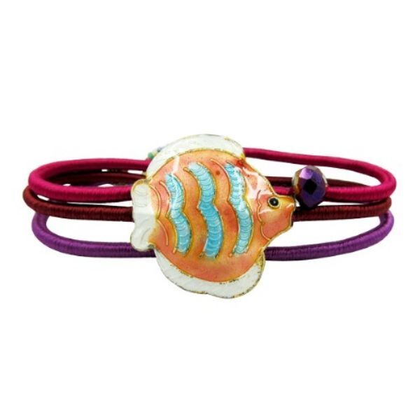 Picture of tropical fish wrap bracelet