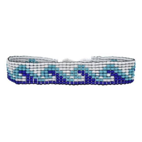 Picture of wave half inch beaded bracelet