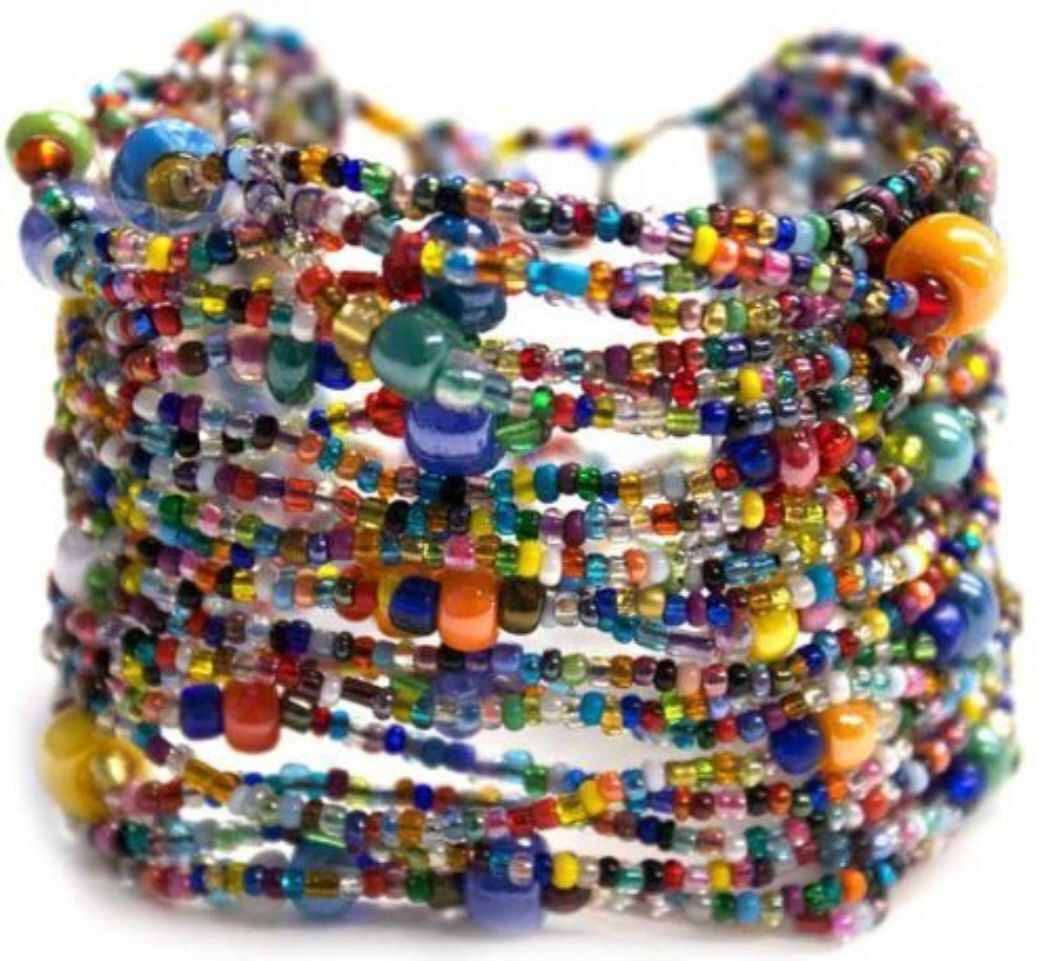 Picture of wide multistrand bracelet