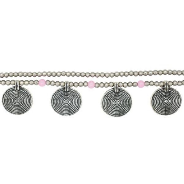 Picture of spiral disk bell anklet