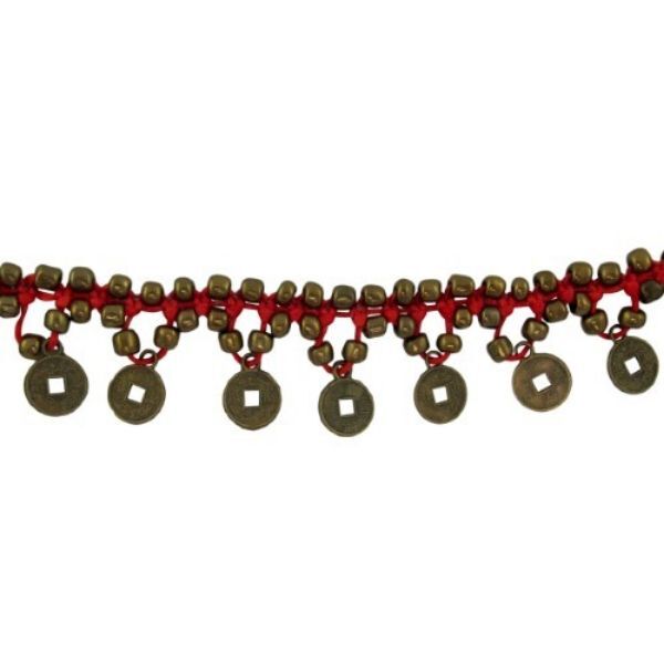 Picture of iching coin anklet