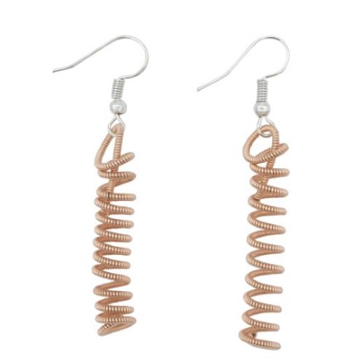 Picture of guitar string earrings