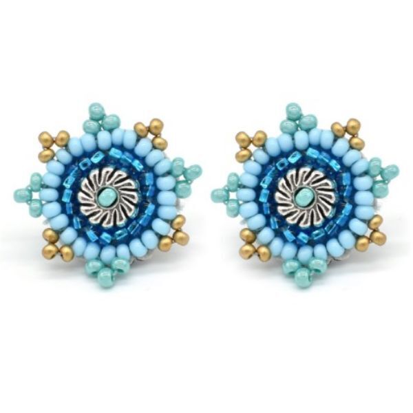 Picture of beaded stud earrings