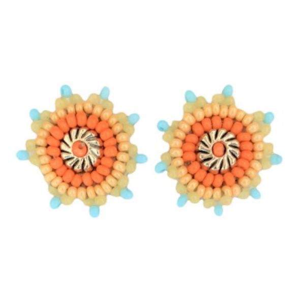 Picture of beaded stud earrings