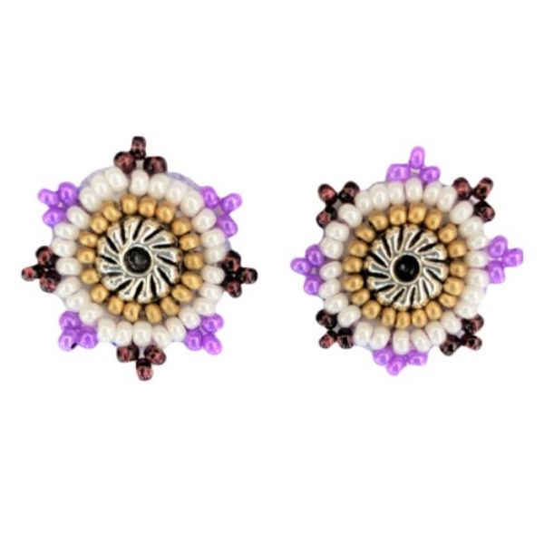 Picture of beaded stud earrings