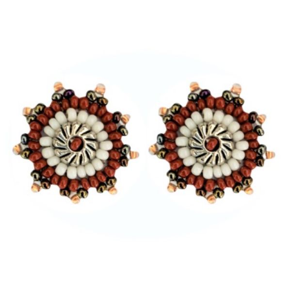 Picture of beaded stud earrings