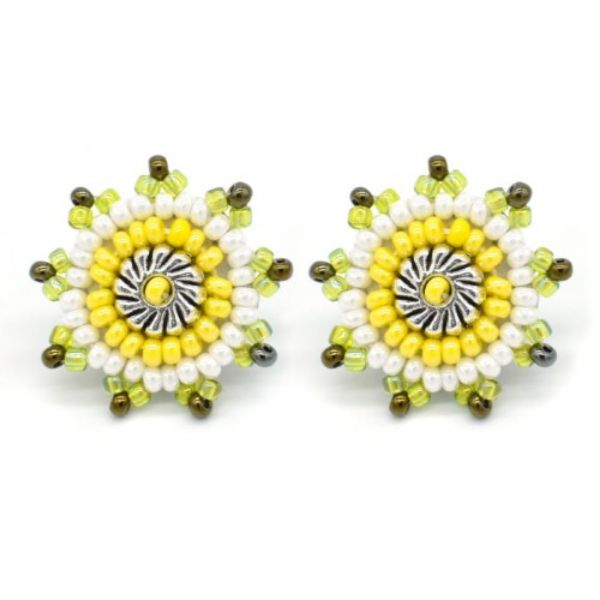 Picture of beaded stud earrings