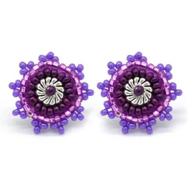 Picture of beaded stud earrings