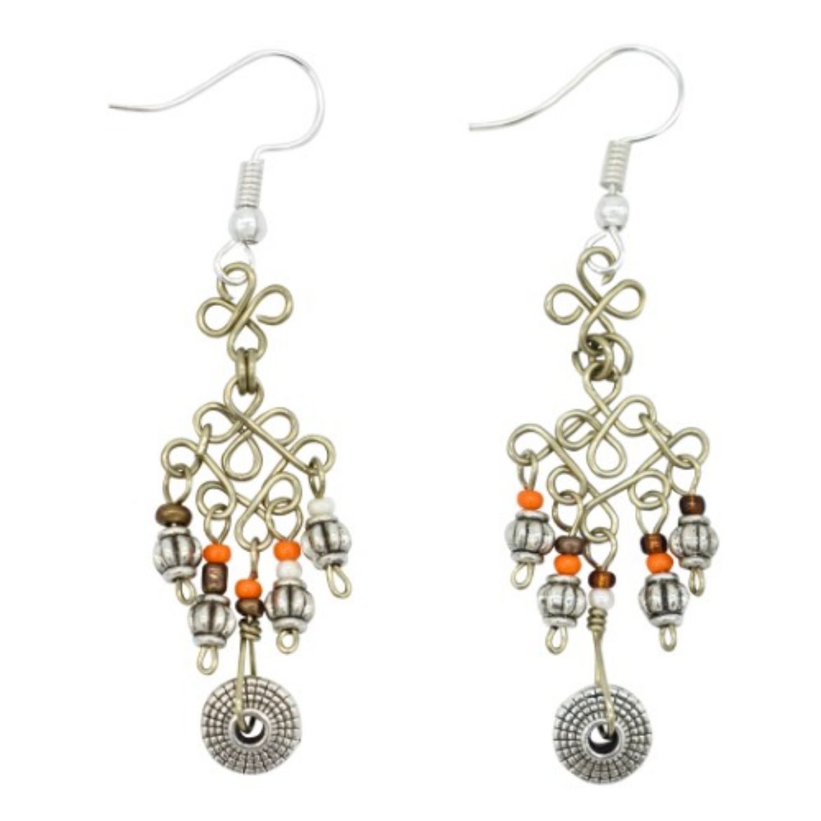 Picture of rosetta charm earrings