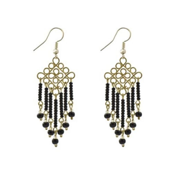 Picture of wire diamond earrings