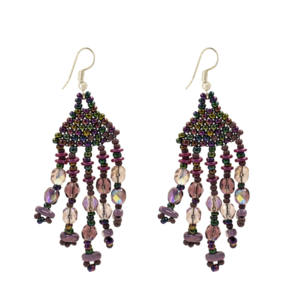 Picture of tutu beaded earrings