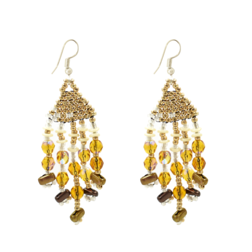 Picture of tutu beaded earrings