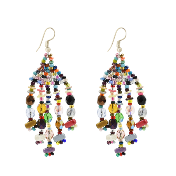 Picture of tutu beaded earrings