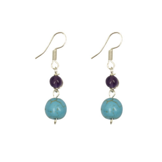 Picture of egglet beaded earrings