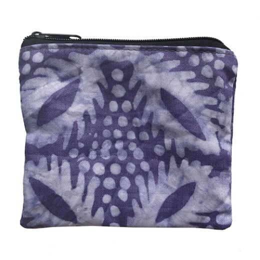 Picture of cotton batik coin purse