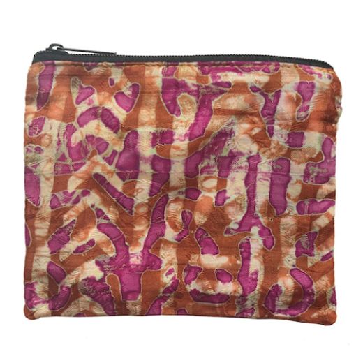 Picture of cotton batik coin purse