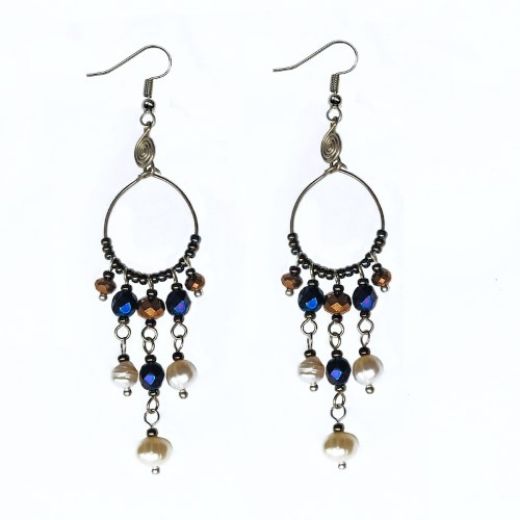 Picture of santorini beaded earrings