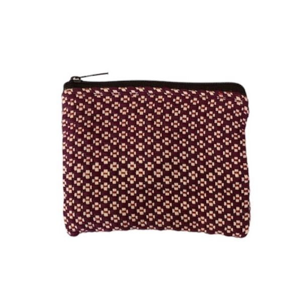 Picture of florecita woven cotton coin purse