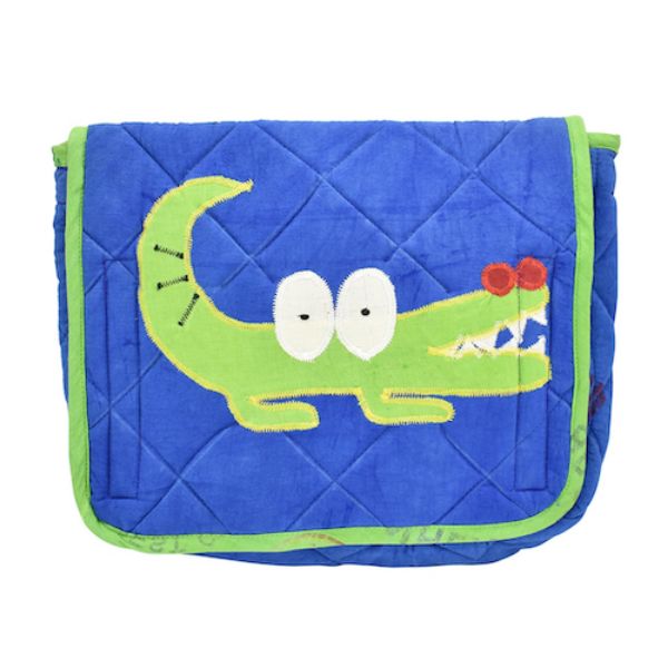 Picture of animal applique messenger bag