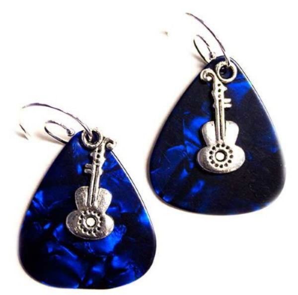 Picture of guitar pick earrings