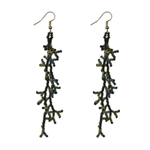 Picture of caribou two strand beaded earrings