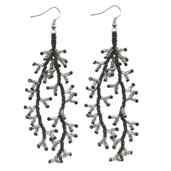 Picture of caribou two strand beaded earrings