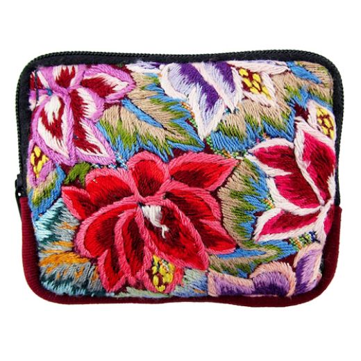 Picture of huipil flower wallet - mini