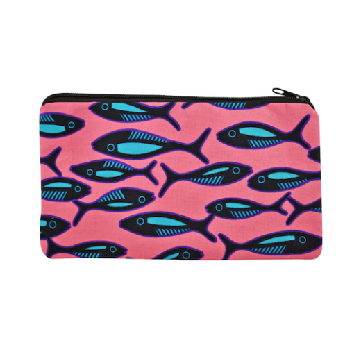 Picture of wax print sardine pouch