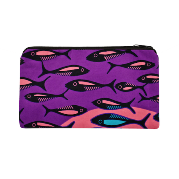 Picture of wax print sardine pouch