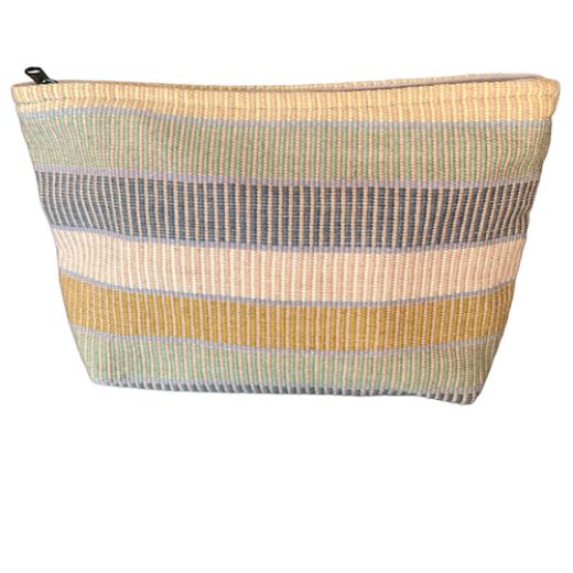 Picture of natural dye cotton clutch