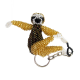 Picture of beaded sloth keychain