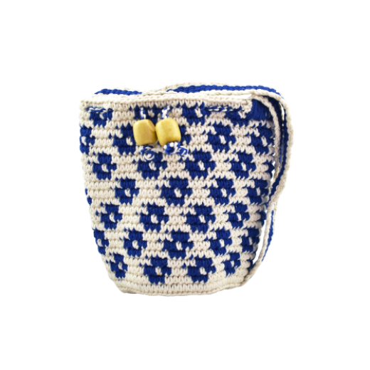 Picture of crocheted carryall mini bag