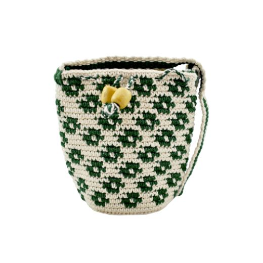 Picture of crocheted carryall mini bag