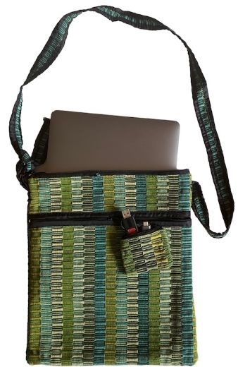 Picture of honeycomb crossbody bag