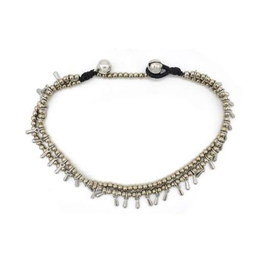 Picture of slinky fringe anklet