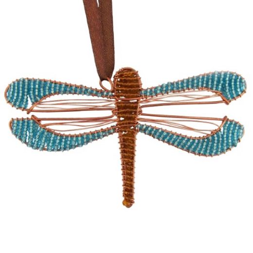 Picture of beaded dragonfly ornament