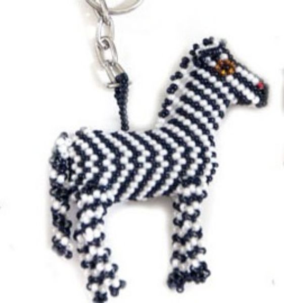 Picture of beaded keychain safari