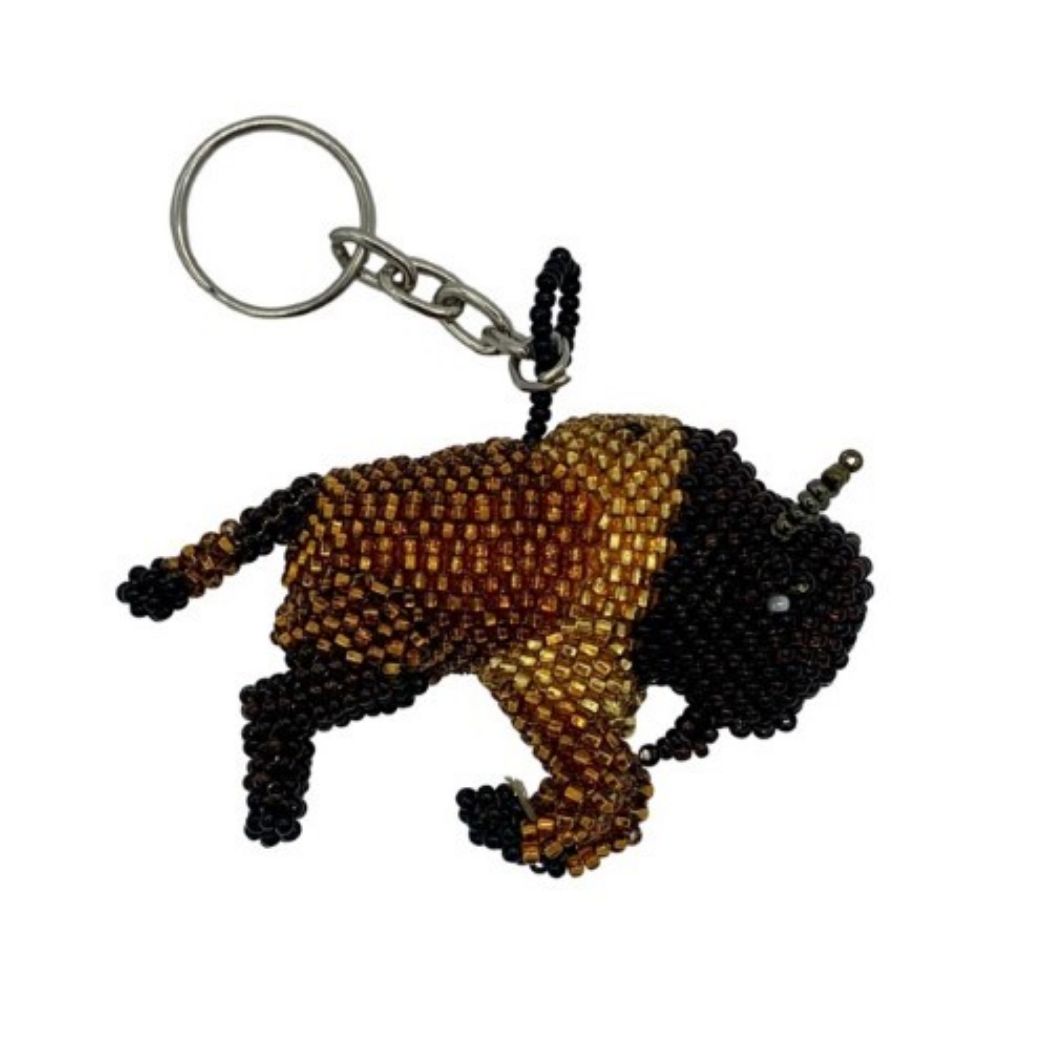 Picture of beaded wildlife keychain