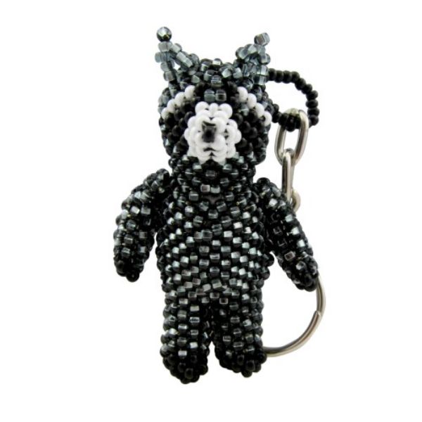 Picture of beaded wildlife keychain