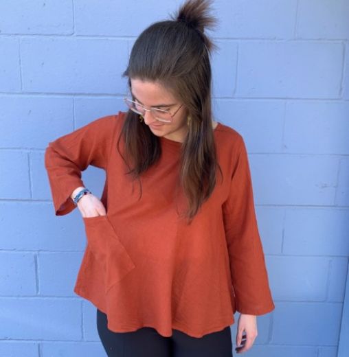 Picture of cotton katie top - long sleeve