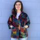 Picture of tie dye patchwork smock jacket