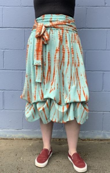 Picture of tie dye lindsey dress