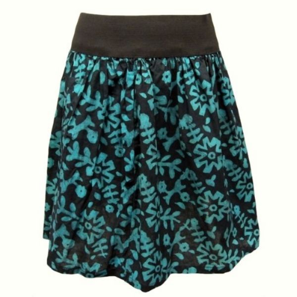 Picture of cotton batik cinch skirt