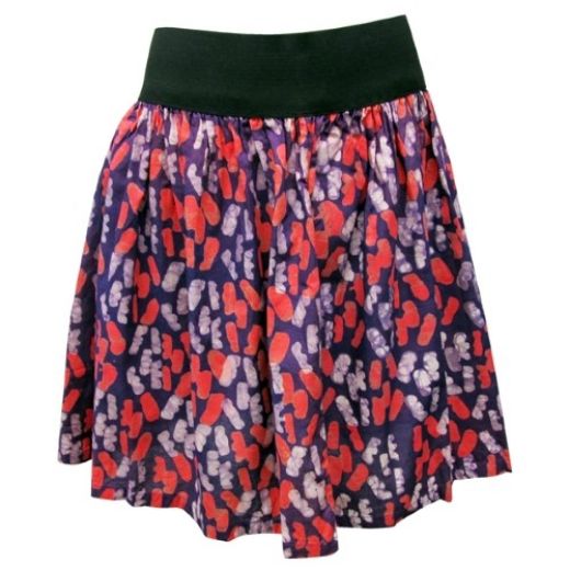Picture of cotton batik cinch skirt